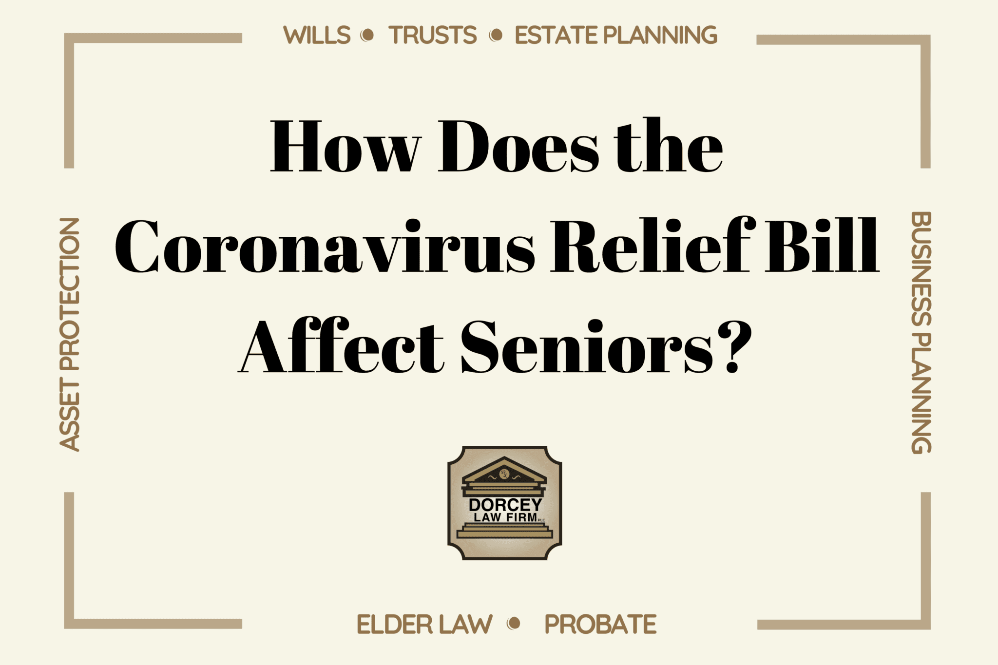 How Does the Coronavirus Relief Bill Affect Seniors?